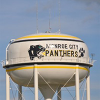 Monroe City water tower